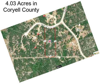 4.03 Acres in Coryell County