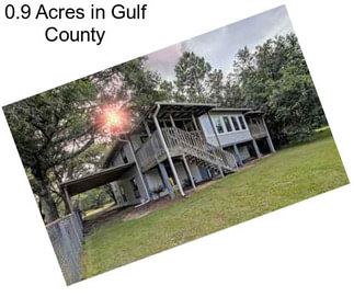 0.9 Acres in Gulf County