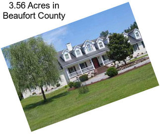 3.56 Acres in Beaufort County