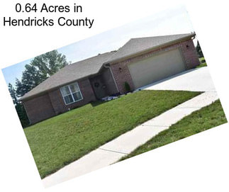 0.64 Acres in Hendricks County