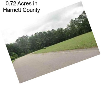 0.72 Acres in Harnett County