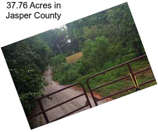 37.76 Acres in Jasper County