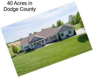 40 Acres in Dodge County