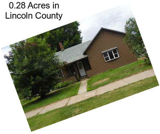 0.28 Acres in Lincoln County