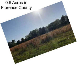 0.6 Acres in Florence County