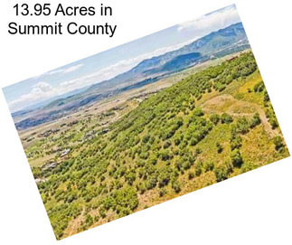 13.95 Acres in Summit County