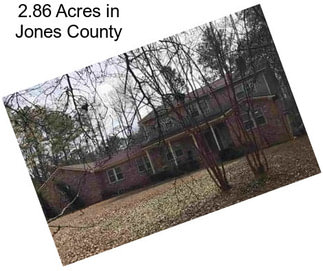 2.86 Acres in Jones County
