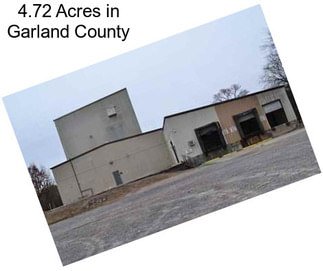4.72 Acres in Garland County