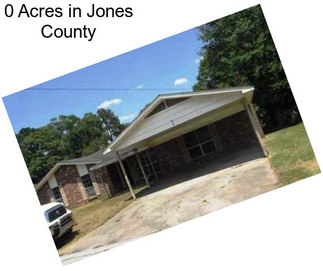 0 Acres in Jones County