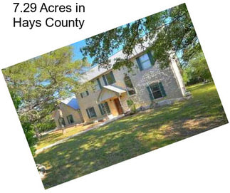 7.29 Acres in Hays County