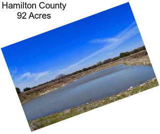 Hamilton County 92 Acres