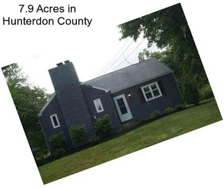 7.9 Acres in Hunterdon County