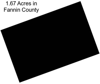 1.67 Acres in Fannin County