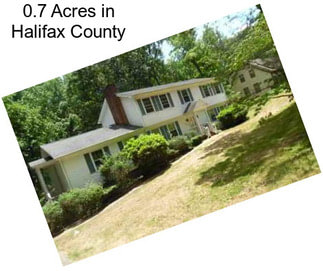 0.7 Acres in Halifax County