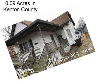 0.09 Acres in Kenton County