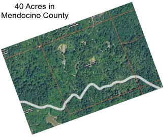 40 Acres in Mendocino County