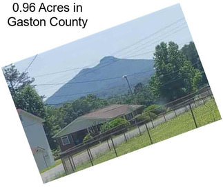 0.96 Acres in Gaston County