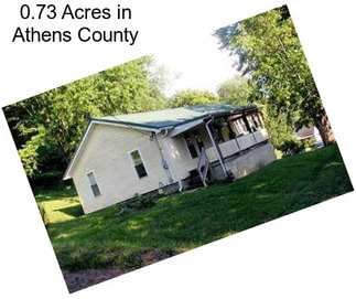 0.73 Acres in Athens County