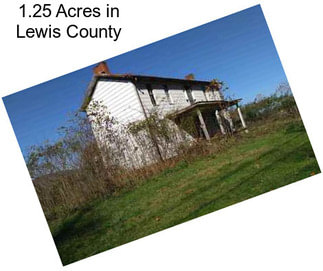 1.25 Acres in Lewis County