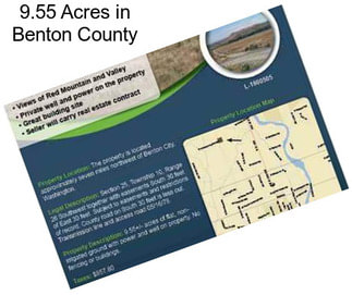 9.55 Acres in Benton County