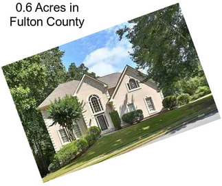 0.6 Acres in Fulton County