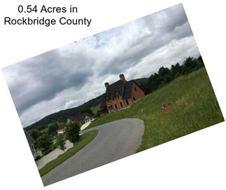 0.54 Acres in Rockbridge County