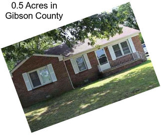 0.5 Acres in Gibson County