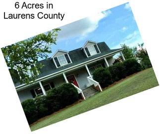 6 Acres in Laurens County