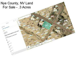 Nye County, NV Land For Sale - .3 Acres