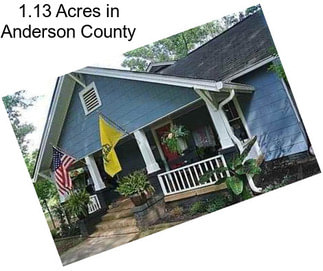 1.13 Acres in Anderson County