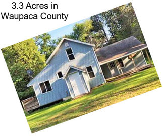 3.3 Acres in Waupaca County