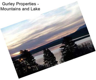 Gurley Properties - Mountains and Lake