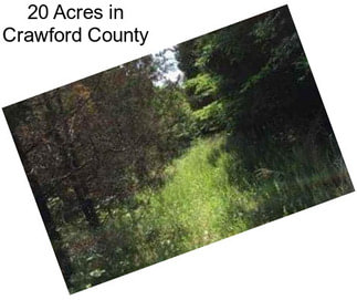 20 Acres in Crawford County