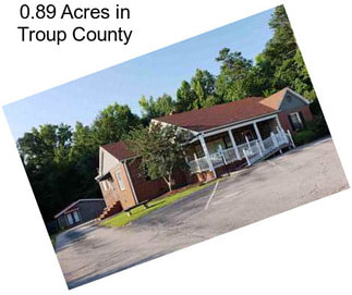 0.89 Acres in Troup County