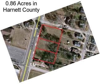 0.86 Acres in Harnett County