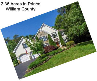 2.36 Acres in Prince William County