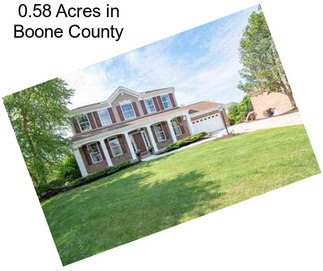0.58 Acres in Boone County
