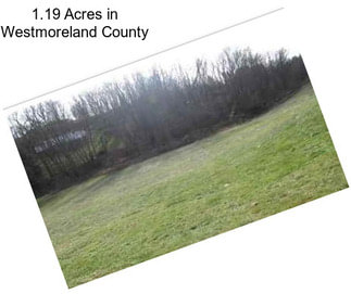 1.19 Acres in Westmoreland County