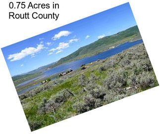 0.75 Acres in Routt County
