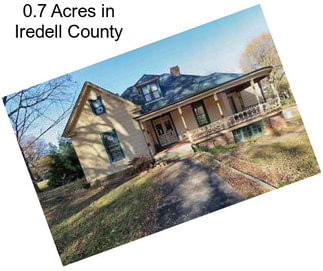 0.7 Acres in Iredell County