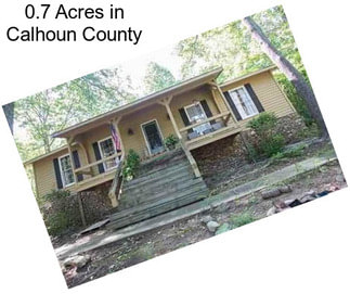 0.7 Acres in Calhoun County