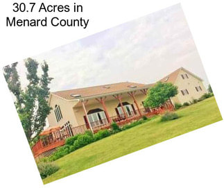 30.7 Acres in Menard County