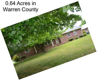0.64 Acres in Warren County