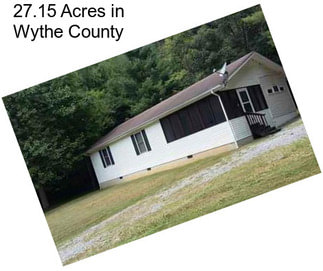 27.15 Acres in Wythe County