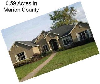 0.59 Acres in Marion County