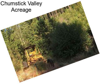 Chumstick Valley Acreage