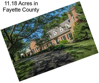 11.18 Acres in Fayette County