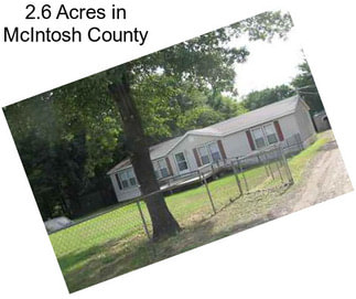 2.6 Acres in McIntosh County