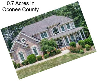 0.7 Acres in Oconee County