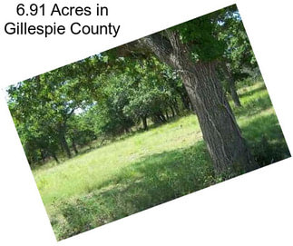 6.91 Acres in Gillespie County